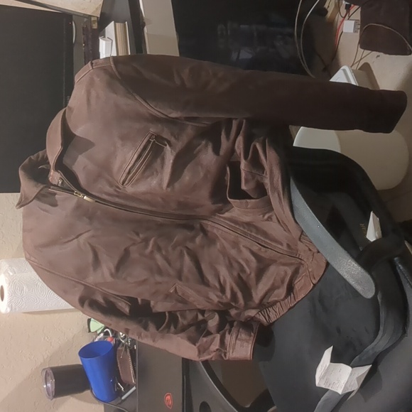 St johns bay leather jacket